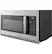 Angle. GE Profile - 2.2 Cu. Ft. OTR Sensor Microwave Oven - Stainless steel.