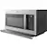 Left. GE Profile - 2.2 Cu. Ft. OTR Sensor Microwave Oven - Stainless steel.