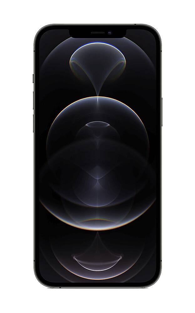 Angle View: Apple - iPhone 12 Pro 128GB GSM/CDMA Fully Unlocked - Graphite