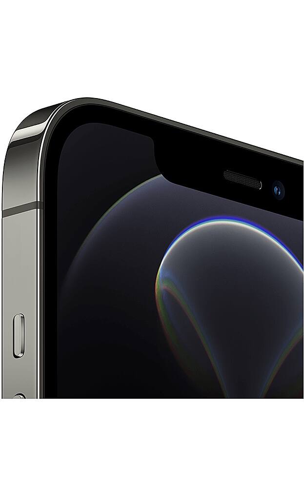 Left View: Apple - iPhone 12 Pro 128GB GSM/CDMA Fully Unlocked - Graphite