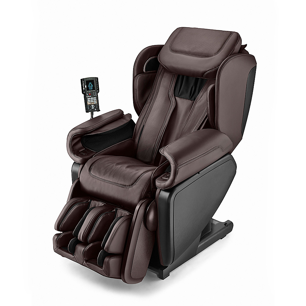 Synca Wellness Hisho SLTrack Zero Gravity Massage Chair Brown Hisho Brown -  Best Buy