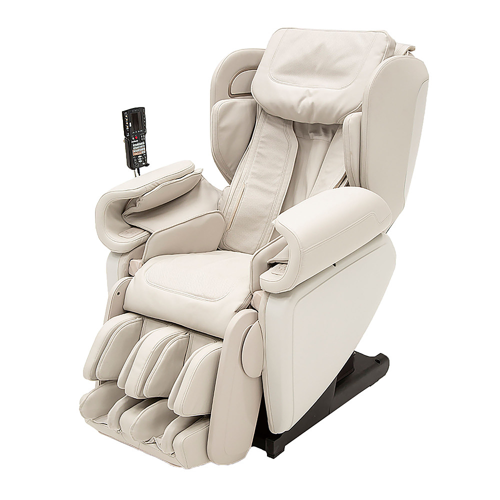 Angle View: Synca Wellness - Kagra 4D Heated Premium Massage chair - White