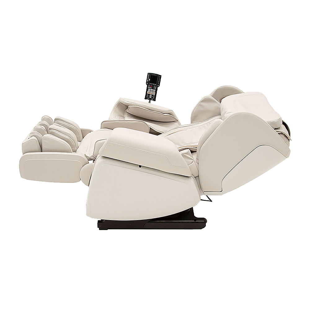 Left View: Synca Wellness - Kagra 4D Heated Premium Massage chair - White