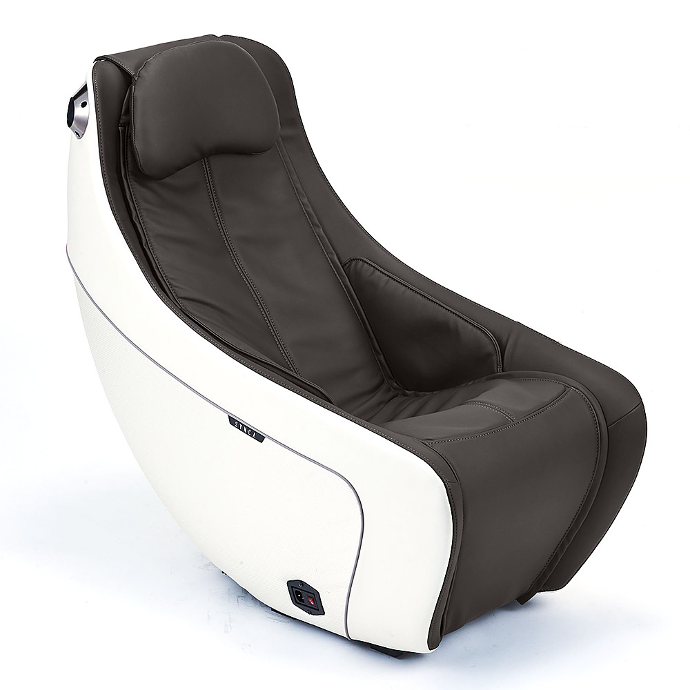 Angle View: Synca Wellness - CirC   SL Track Heated Massage Chair - Burnt Coffe