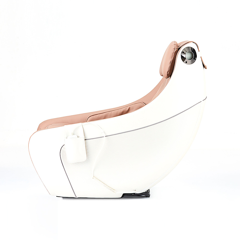 Left View: Synca Wellness - CirC   SL Track Heated Massage Chair - Beige
