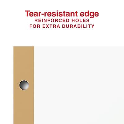 Tear-resistant edge  
REINFORCED HOLES FOR EXTRA DURABILITY
