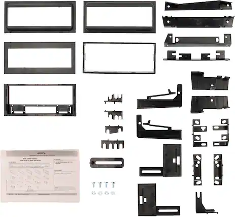 Front. Metra - Dash Kit for Select 1982-2005 GM Vehicles - Black.
