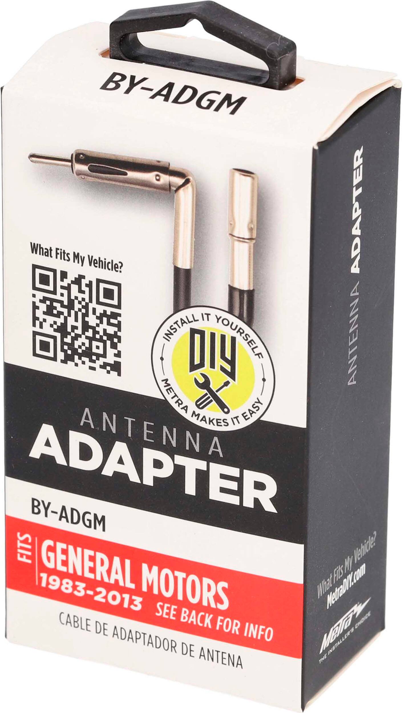 Alt View 13. Metra - Antenna Adapter - Black.