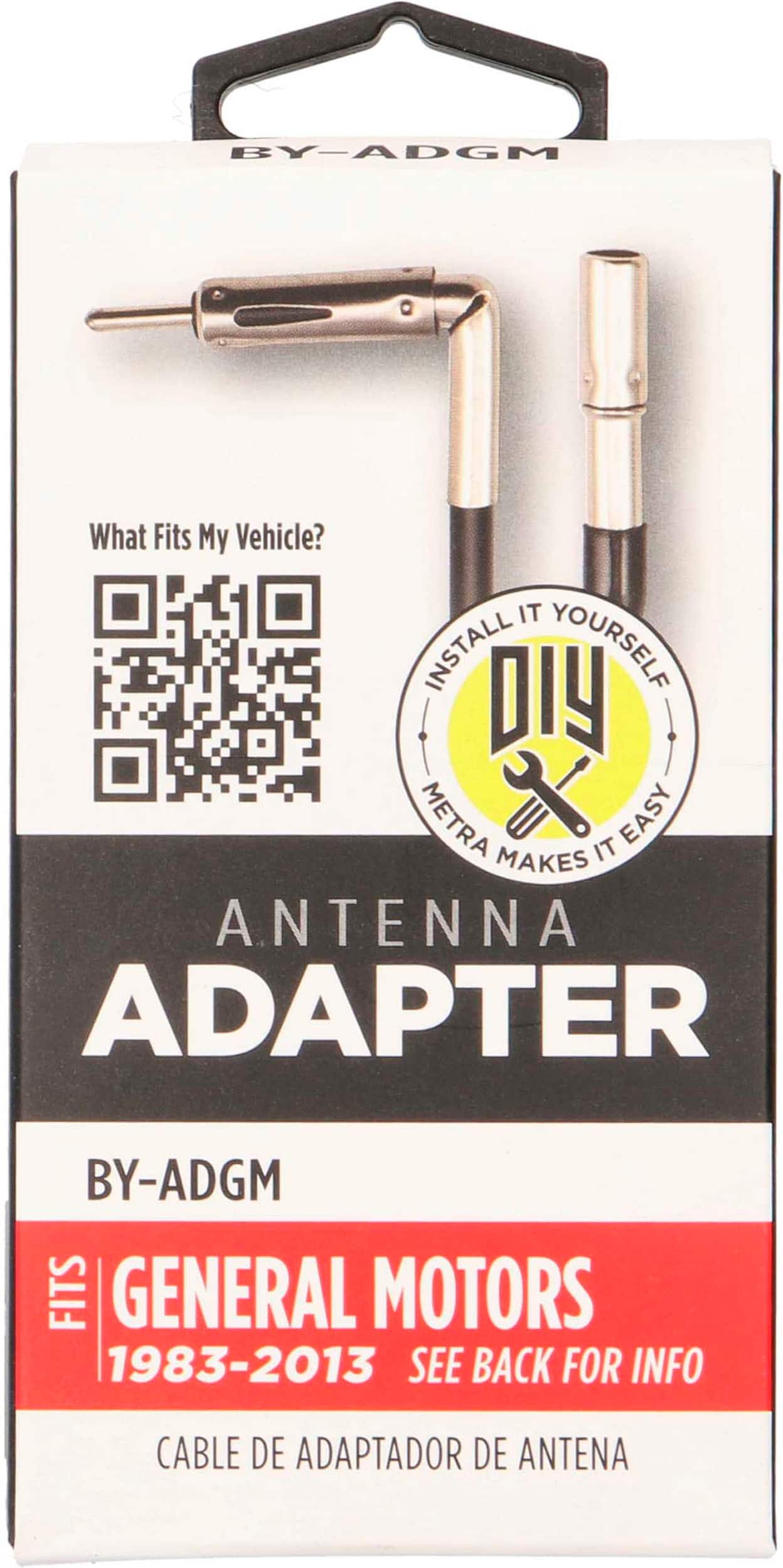 Alt View 14. Metra - Antenna Adapter - Black.