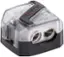 Angle. Metra - Power/Ground Distribution Block - Black.
