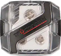 Front. Metra - Power/Ground Distribution Block - Black.