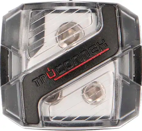 Front. Metra - Power/Ground Distribution Block - Black.