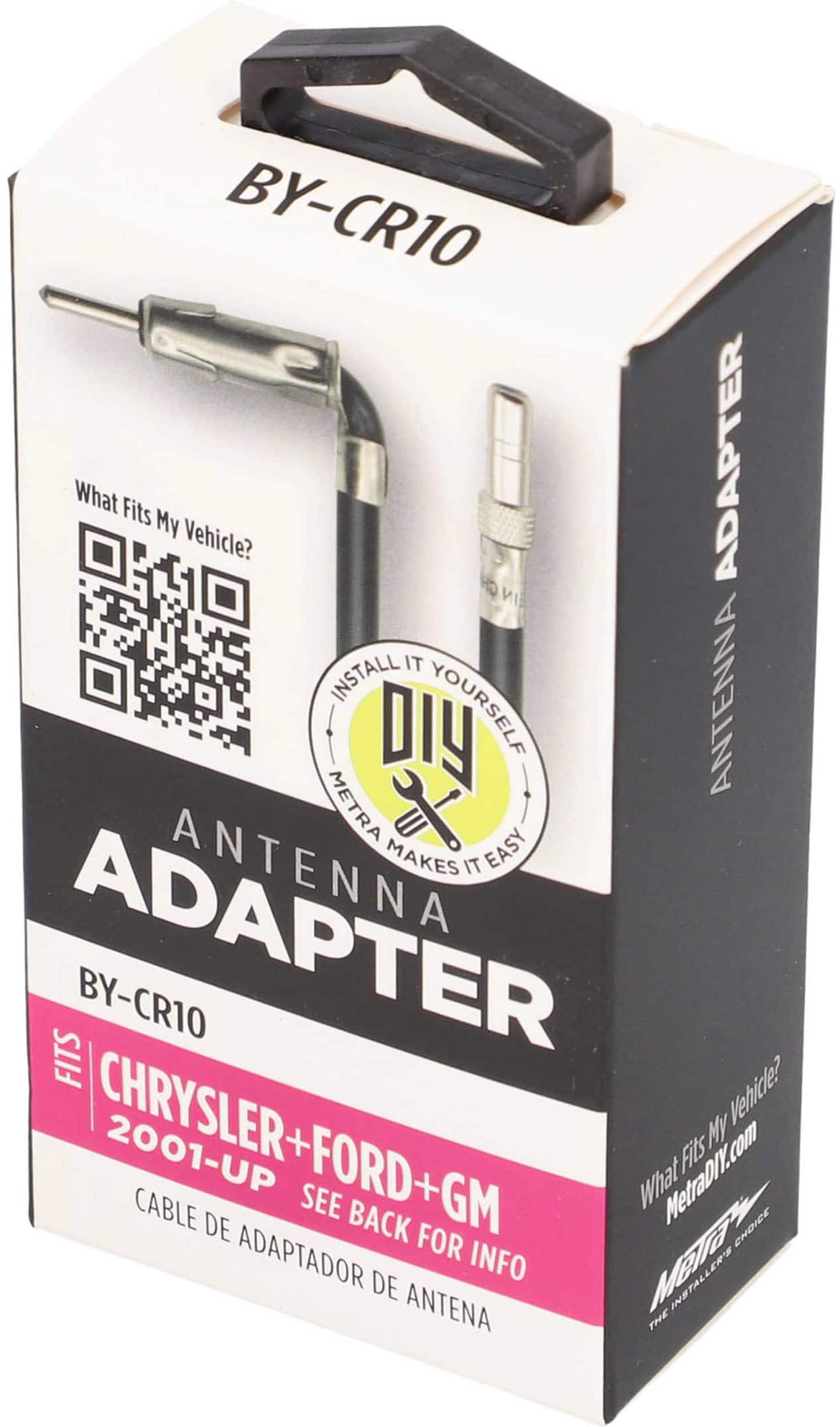 Alt View 11. Metra - Antenna Adapter - Black.