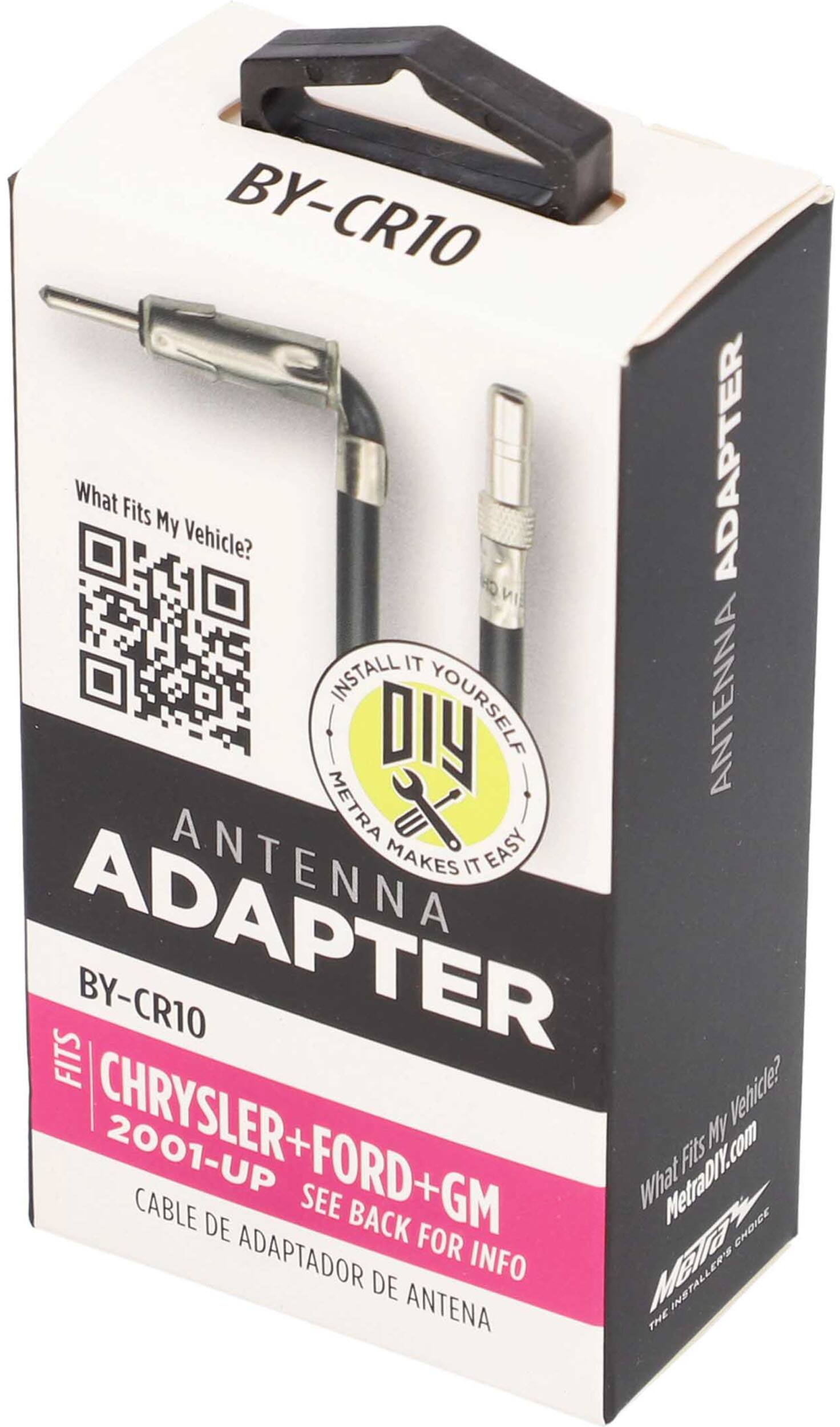 Alt View 11. Metra - Antenna Adapter - Black.