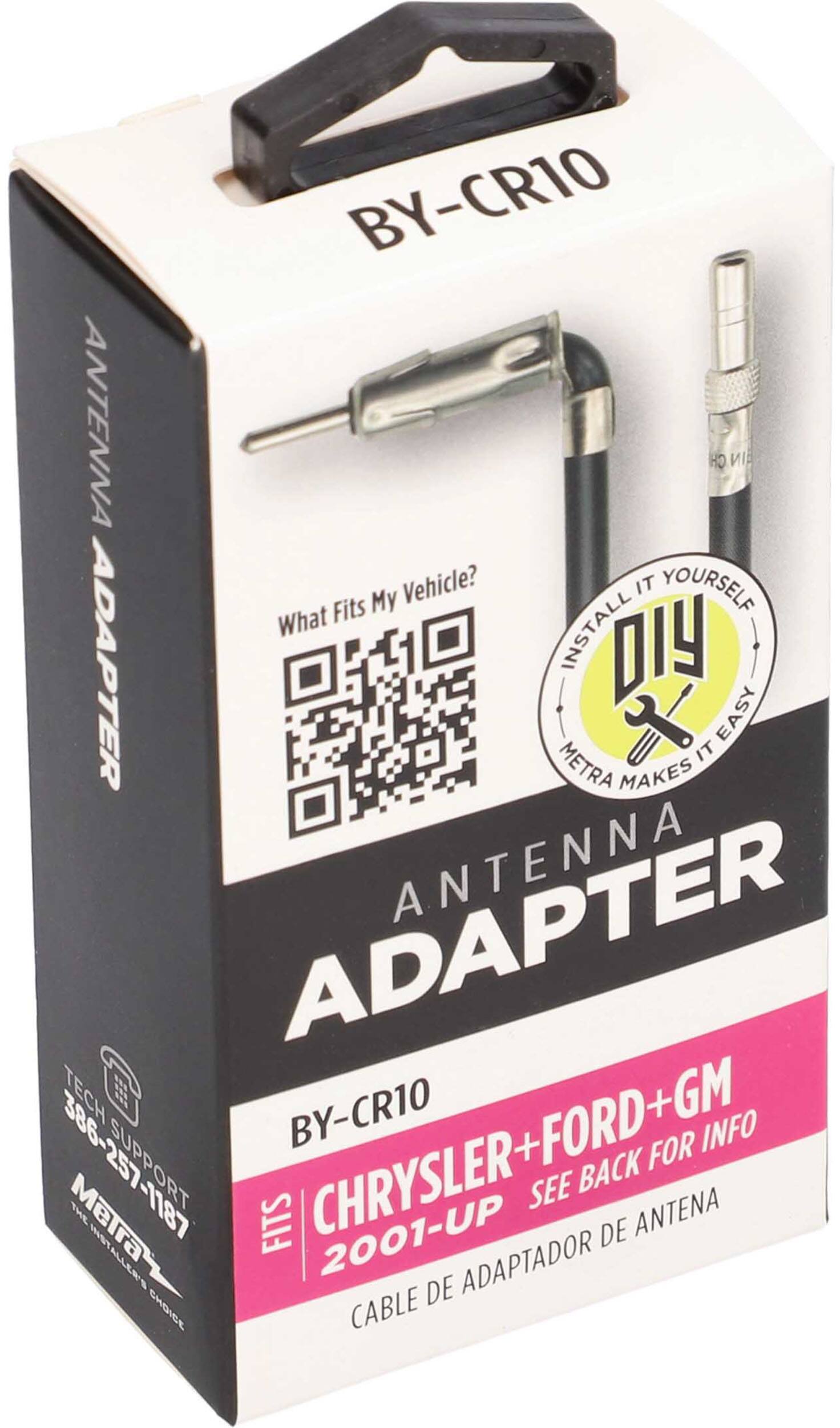 Alt View 12. Metra - Antenna Adapter - Black.