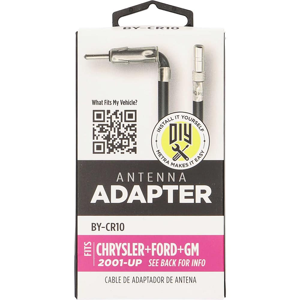 Alt View 13. Metra - Antenna Adapter - Black.