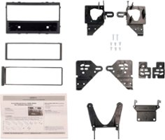 Metra - Dash Kit for Select 1988-2006 Acura, Honda and Isuzu Vehicles - Black - Front_Zoom