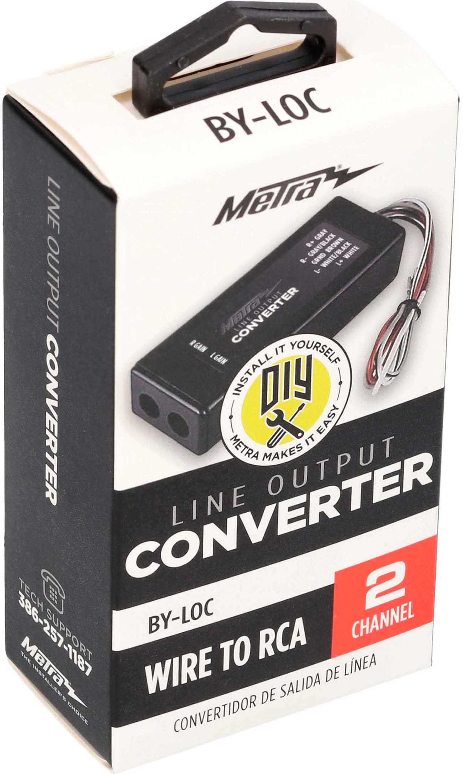 Alt View 15. Metra - Line Output Converter - Black.