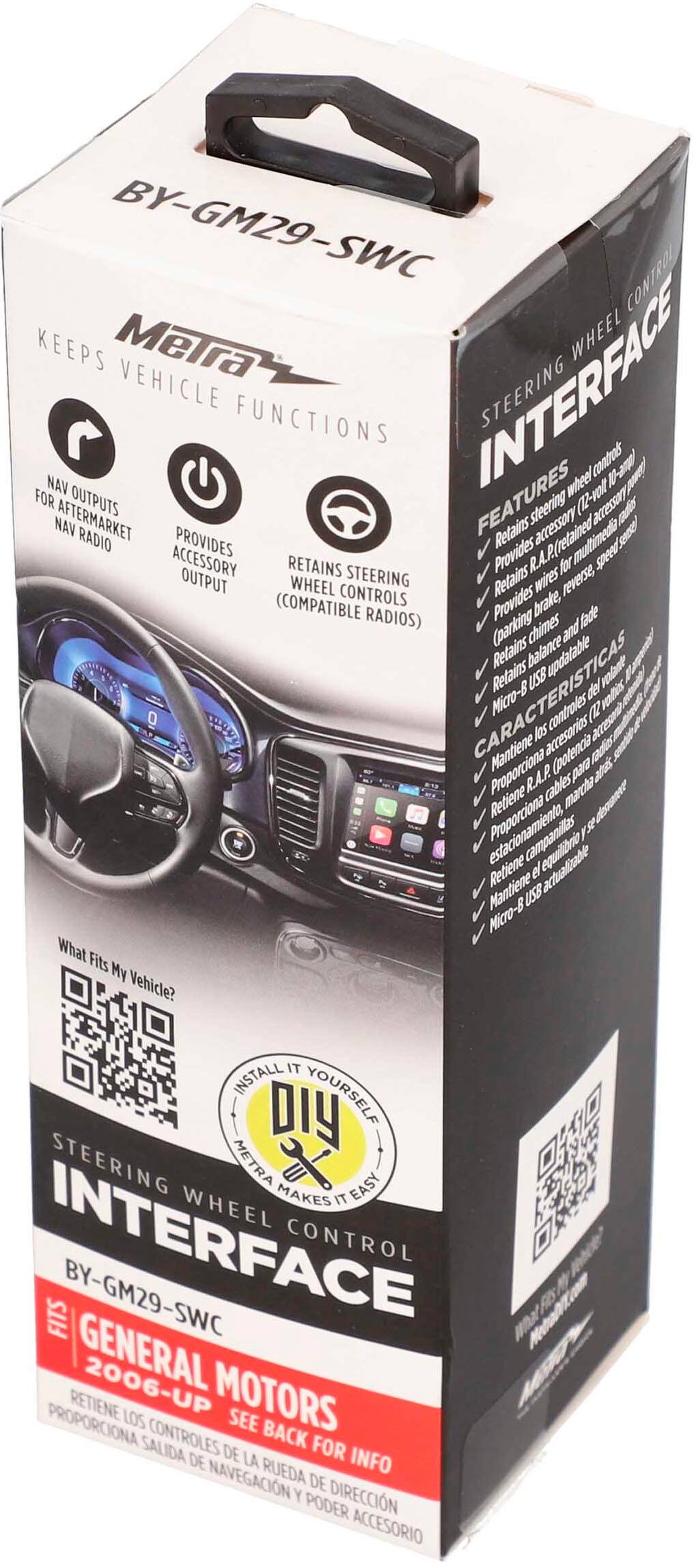 Alt View 13. Metra - Steering Wheel Control Interface for Select 2006 and Later GM Vehicles - Black.