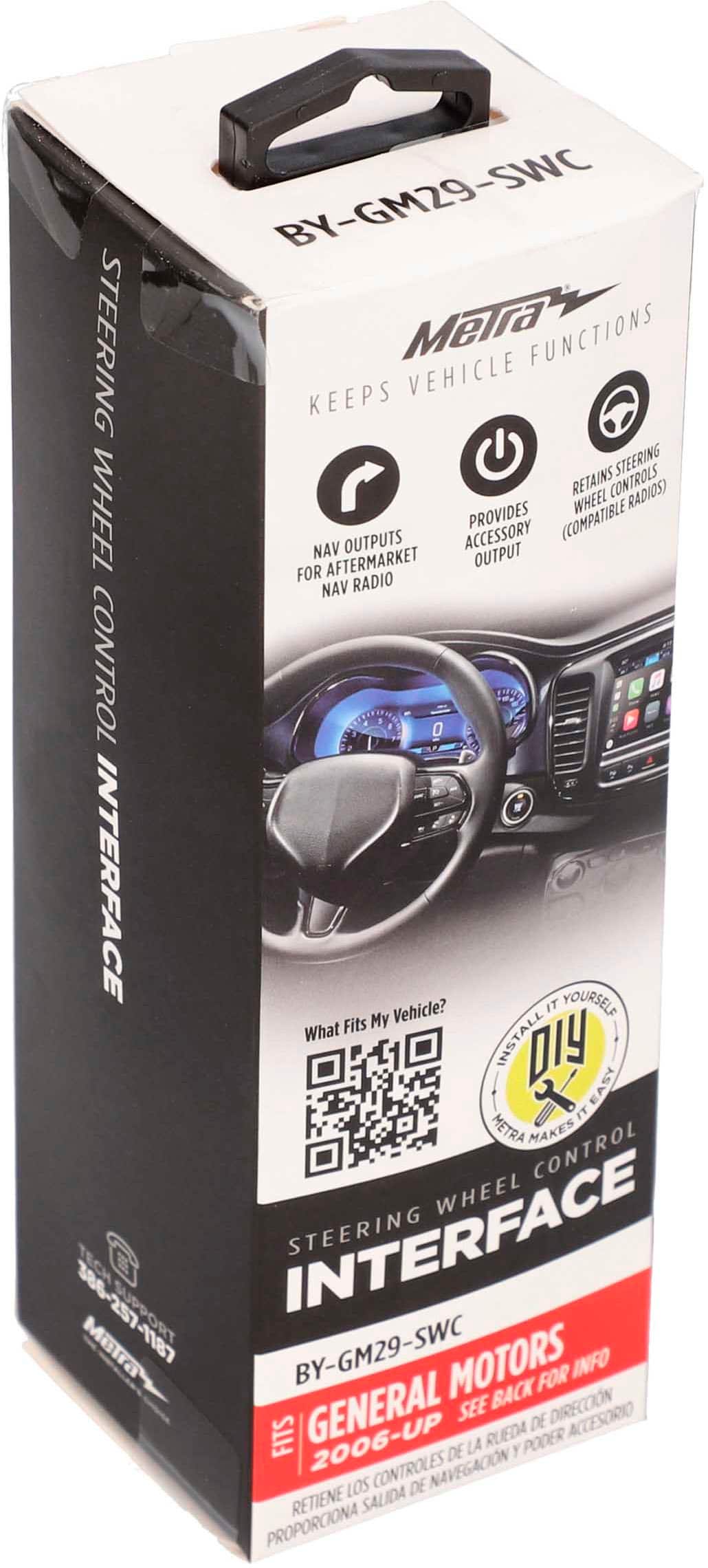 Alt View 14. Metra - Steering Wheel Control Interface for Select 2006 and Later GM Vehicles - Black.