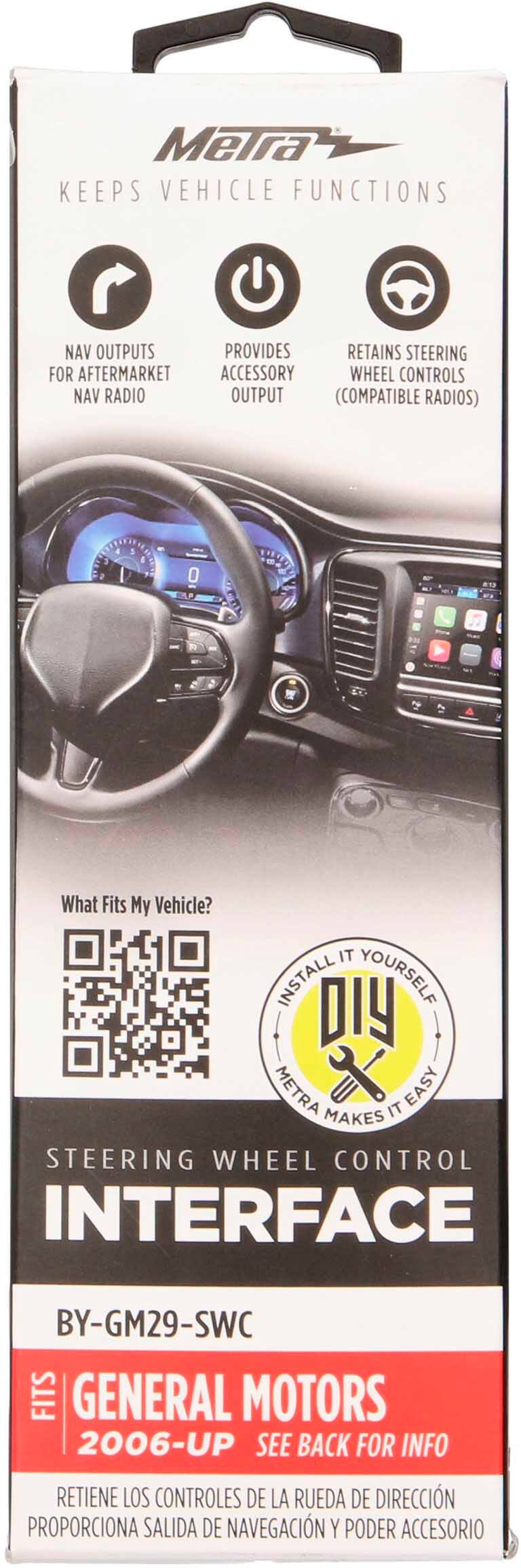 Alt View 16. Metra - Steering Wheel Control Interface for Select 2006 and Later GM Vehicles - Black.