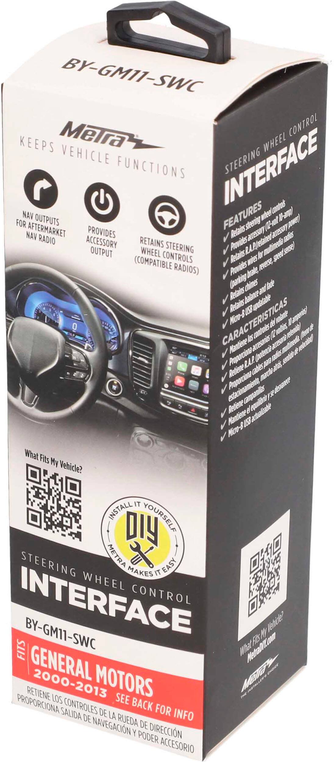 Alt View 12. Metra - Steering Wheel Control Interface for Select General Motors Vehicles - Black.