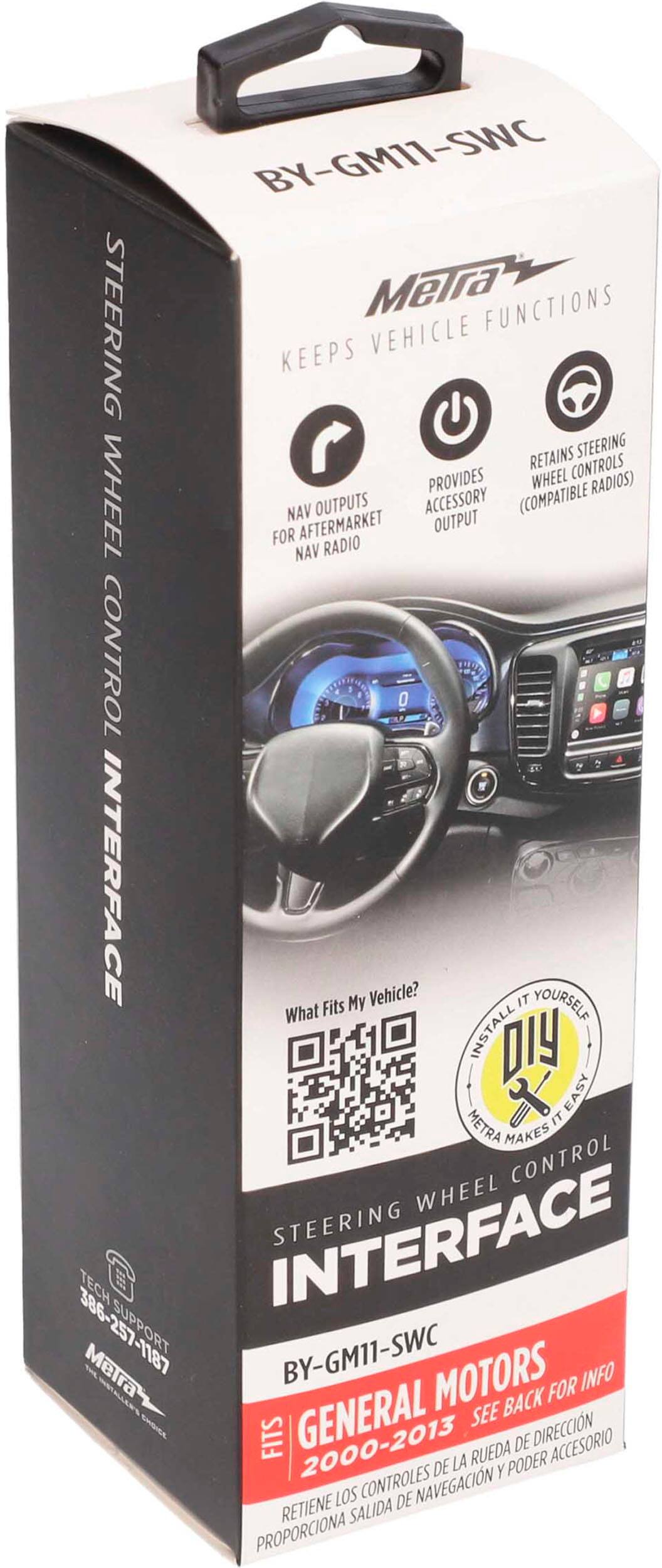 Alt View 13. Metra - Steering Wheel Control Interface for Select General Motors Vehicles - Black.