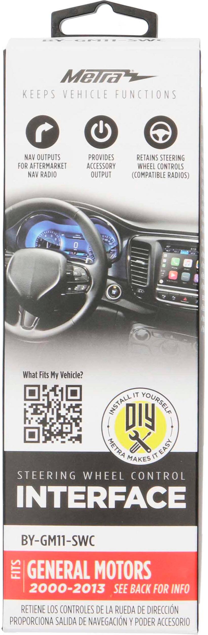 Alt View 14. Metra - Steering Wheel Control Interface for Select General Motors Vehicles - Black.