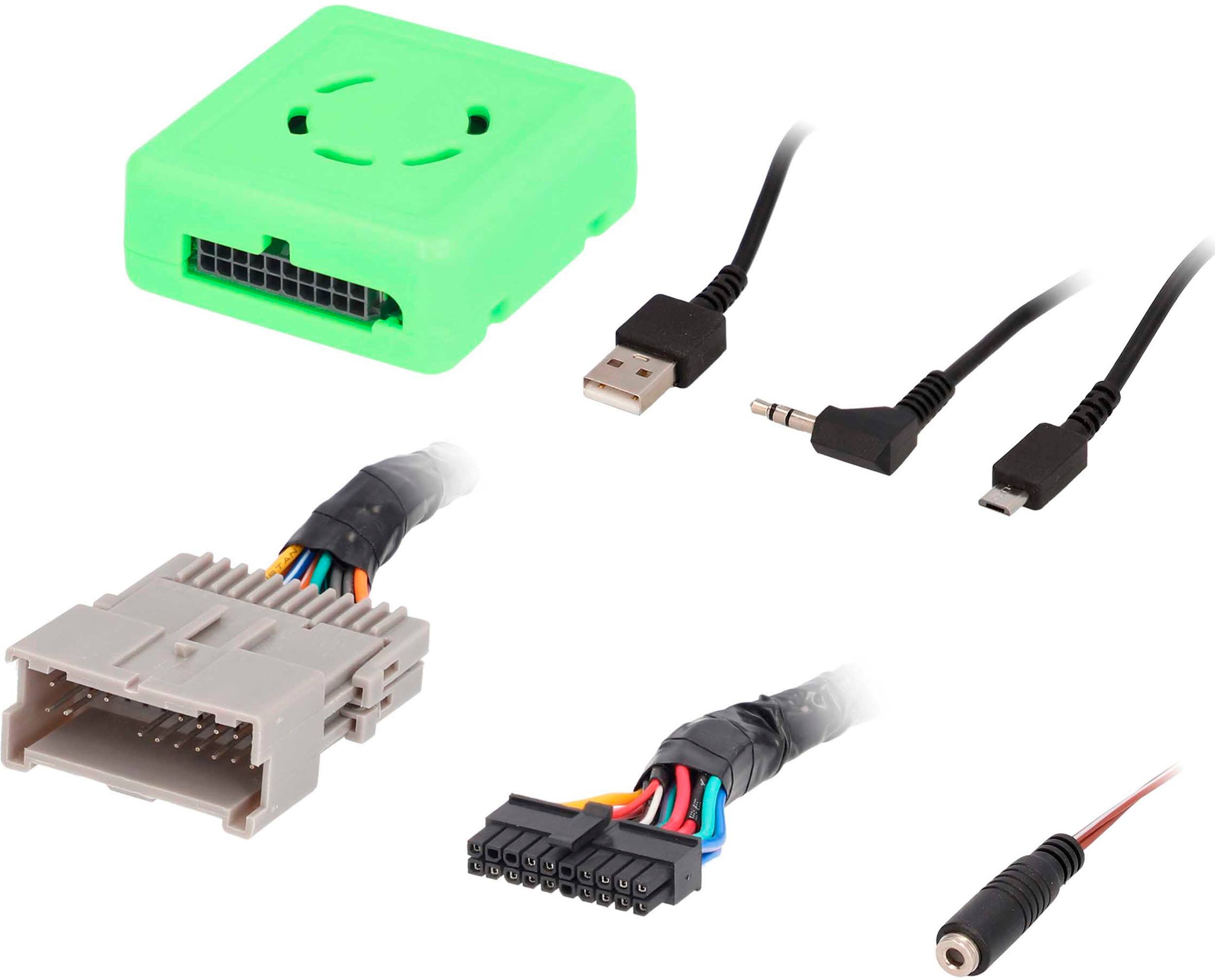 Left. Metra - Steering Wheel Control Interface for Select General Motors Vehicles - Black.