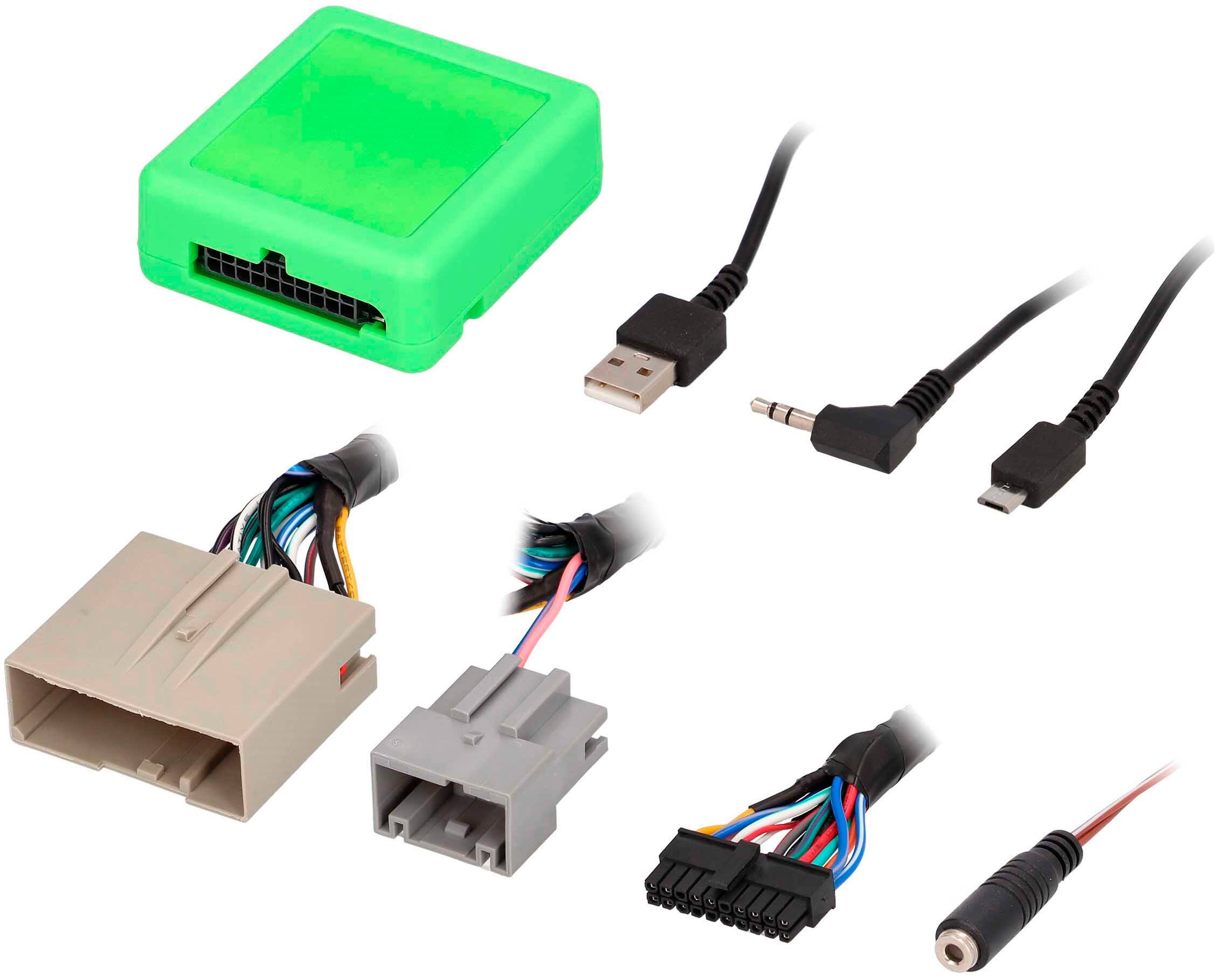 Left. Metra - Steering Wheel Control Interface for Select Ford, Lincoln and Mercury Vehicles - Black.