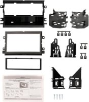 Metra - Dash Kit for Select 2004-2008 Ford, Lincoln and Mercury Vehicles - Black - Front_Zoom