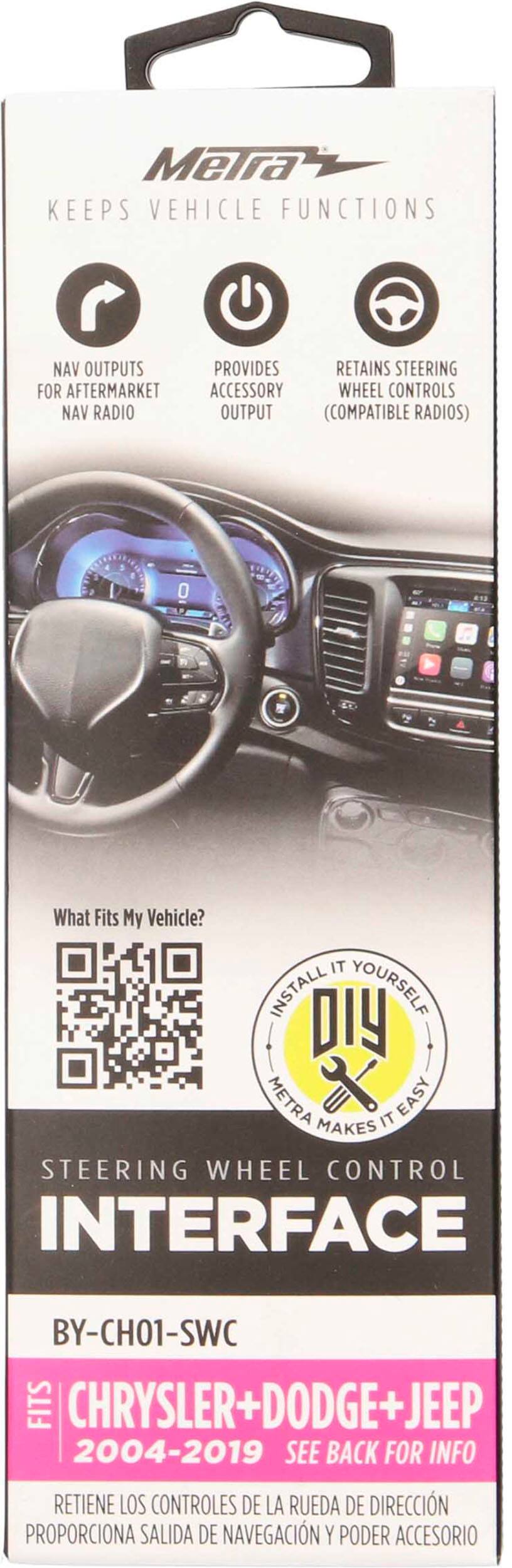 Alt View 13. Metra - Steering Wheel Control Interface for Select Chrysler, Dodge and Jeep Vehicles - Black.