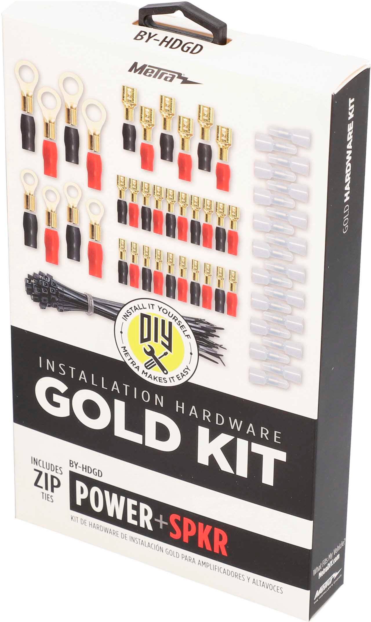 Alt View 12. Metra - Installation Hardware Kit - Gold.