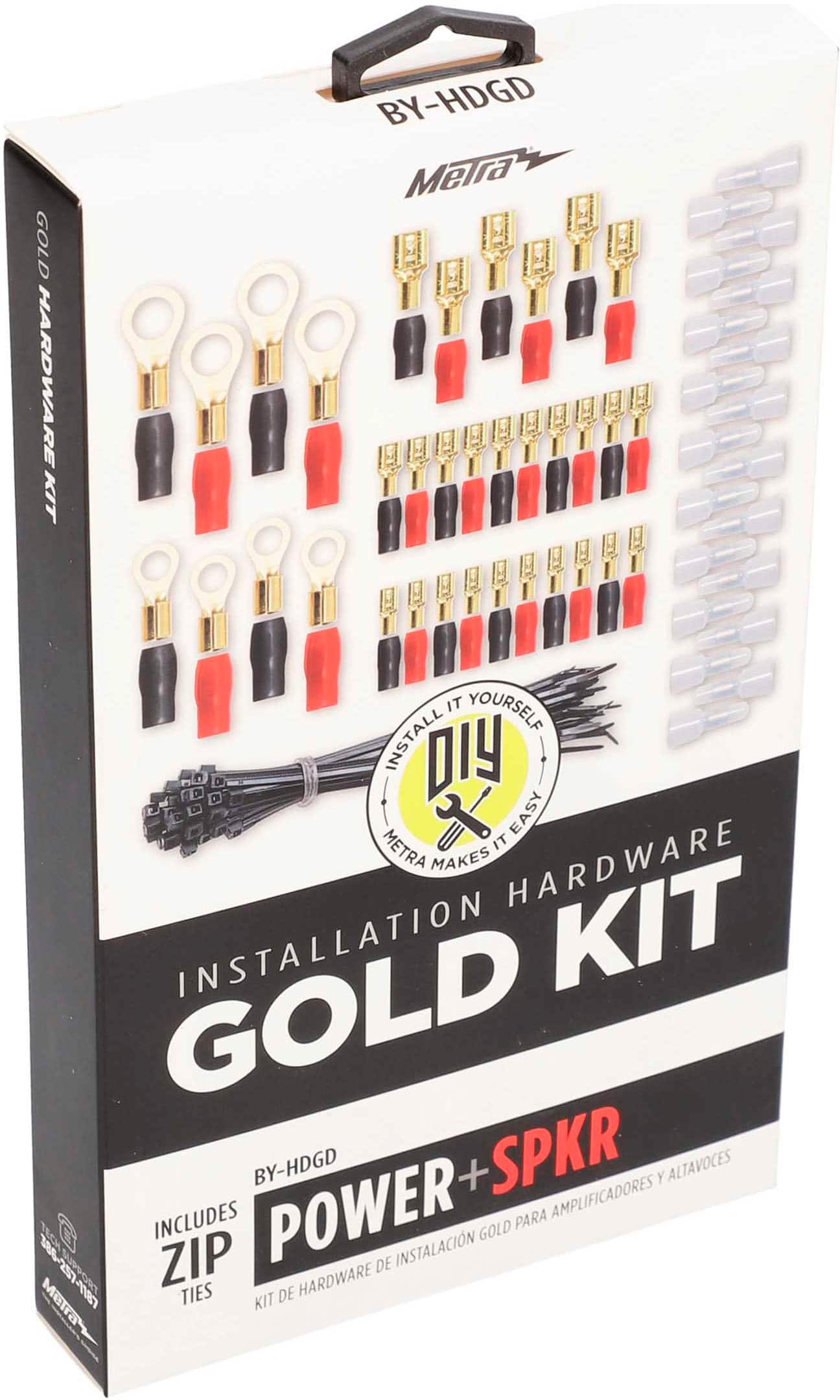Alt View 13. Metra - Installation Hardware Kit - Gold.
