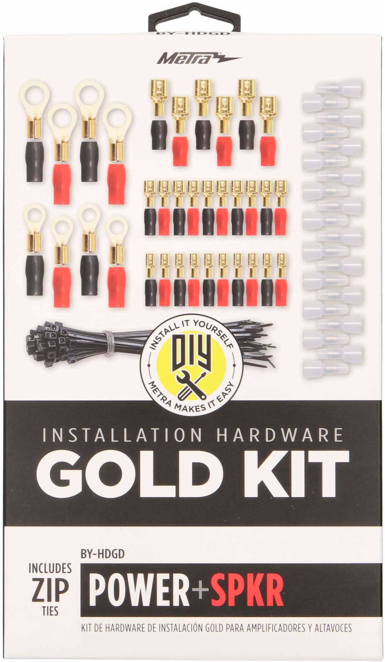 Alt View 14. Metra - Installation Hardware Kit - Gold.