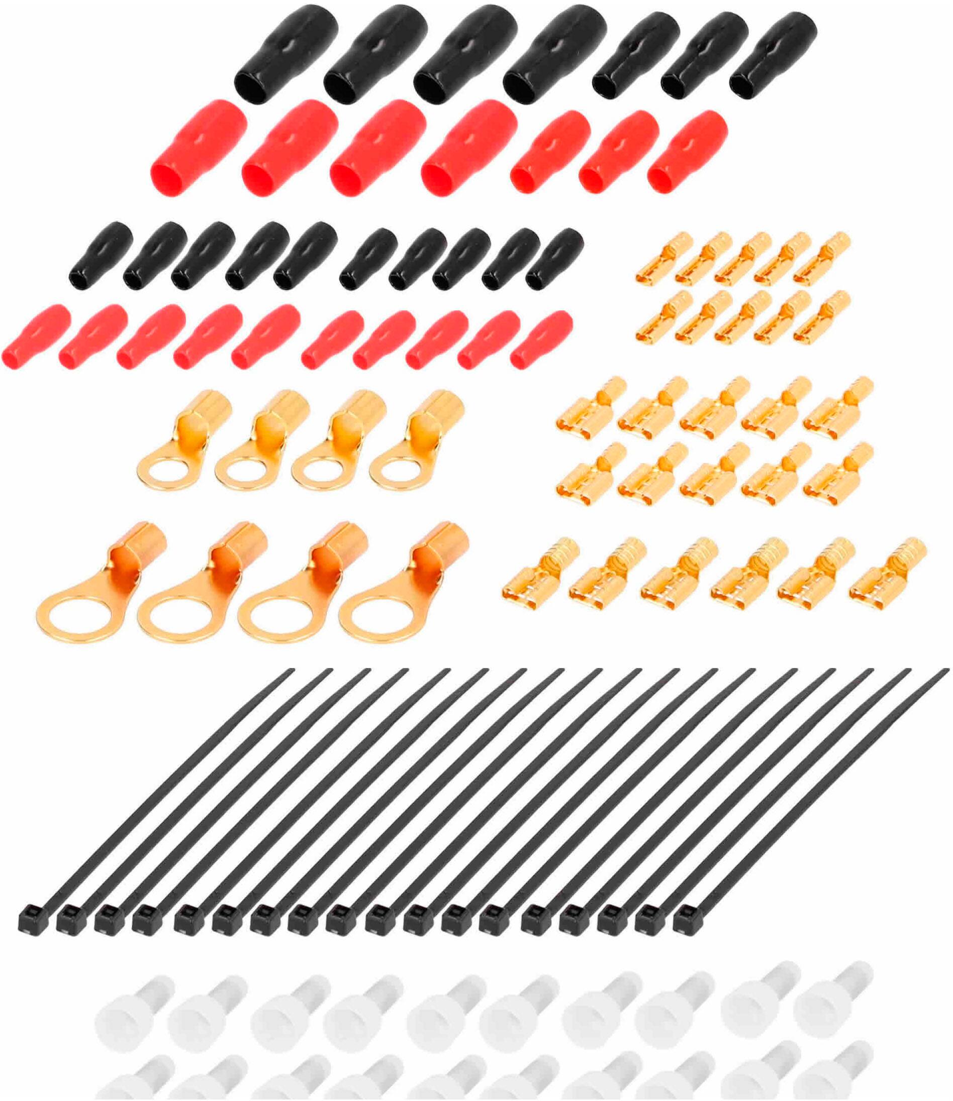 Left. Metra - Installation Hardware Kit - Gold.