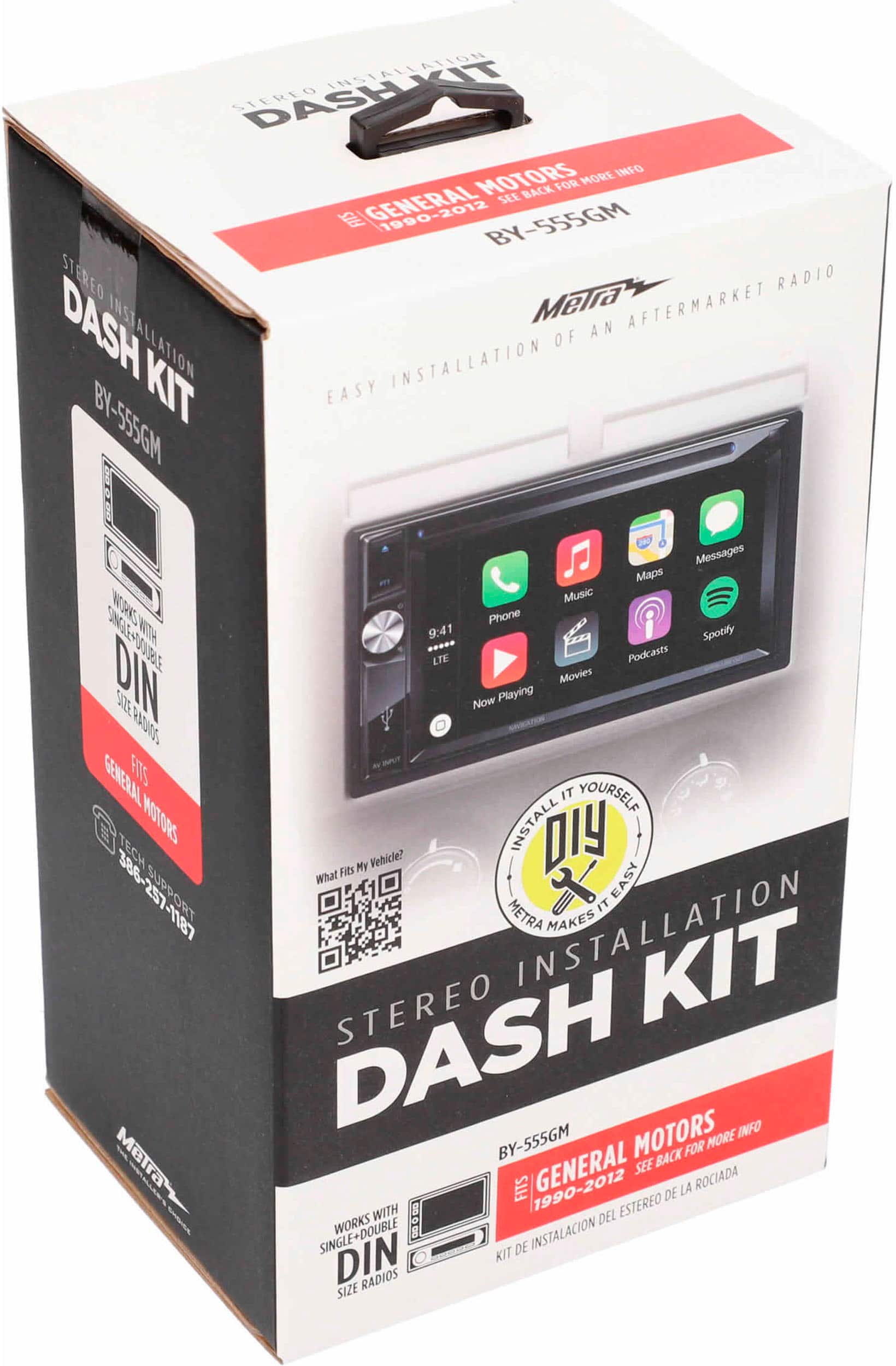 Alt View 16. Metra - Dash Kit for Select 1990-2012 GM, Isuzu and Suzuki Vehicles - Black.