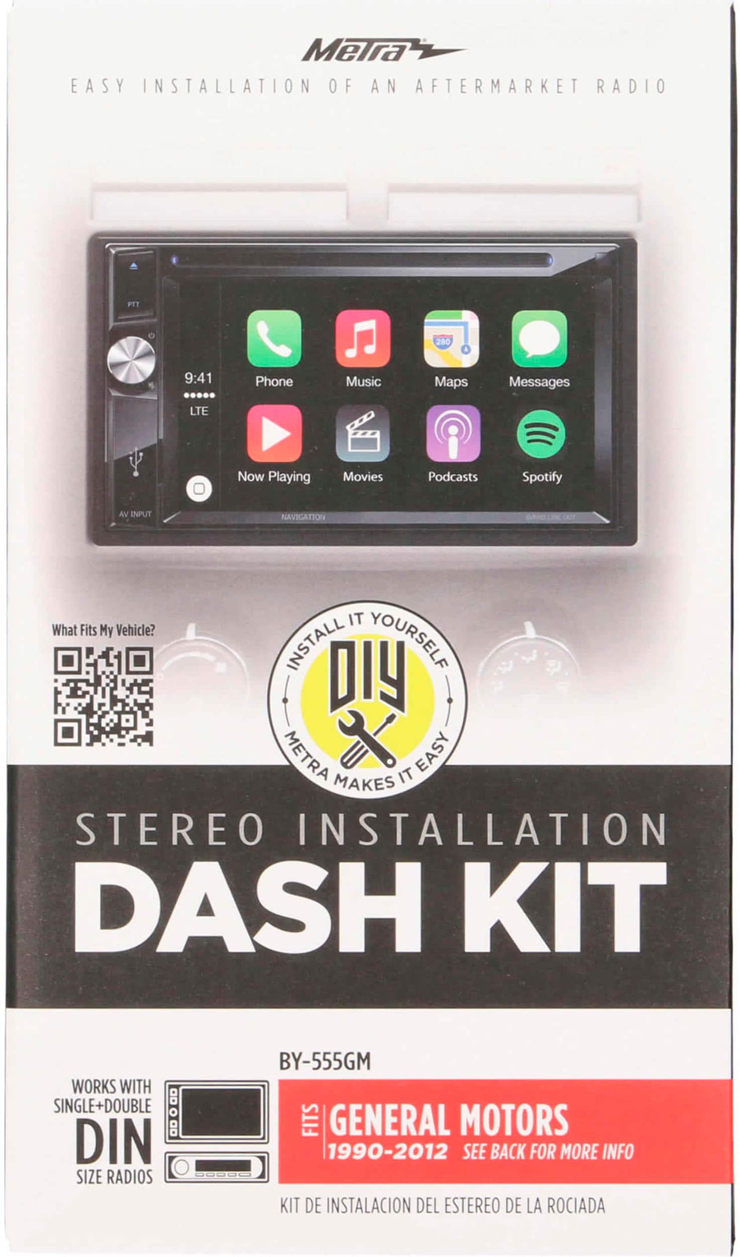 Alt View 17. Metra - Dash Kit for Select 1990-2012 GM, Isuzu and Suzuki Vehicles - Black.