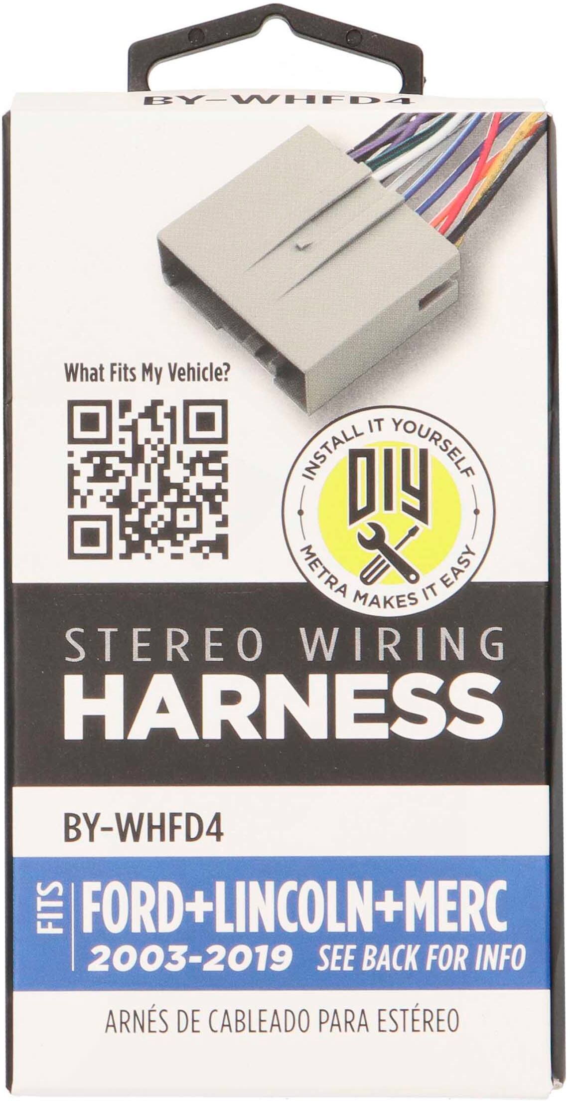 Alt View 11. Metra - Speaker Harness for Select 2003 and Later Ford, Lincoln, and Mercury Vehicles - Multi.