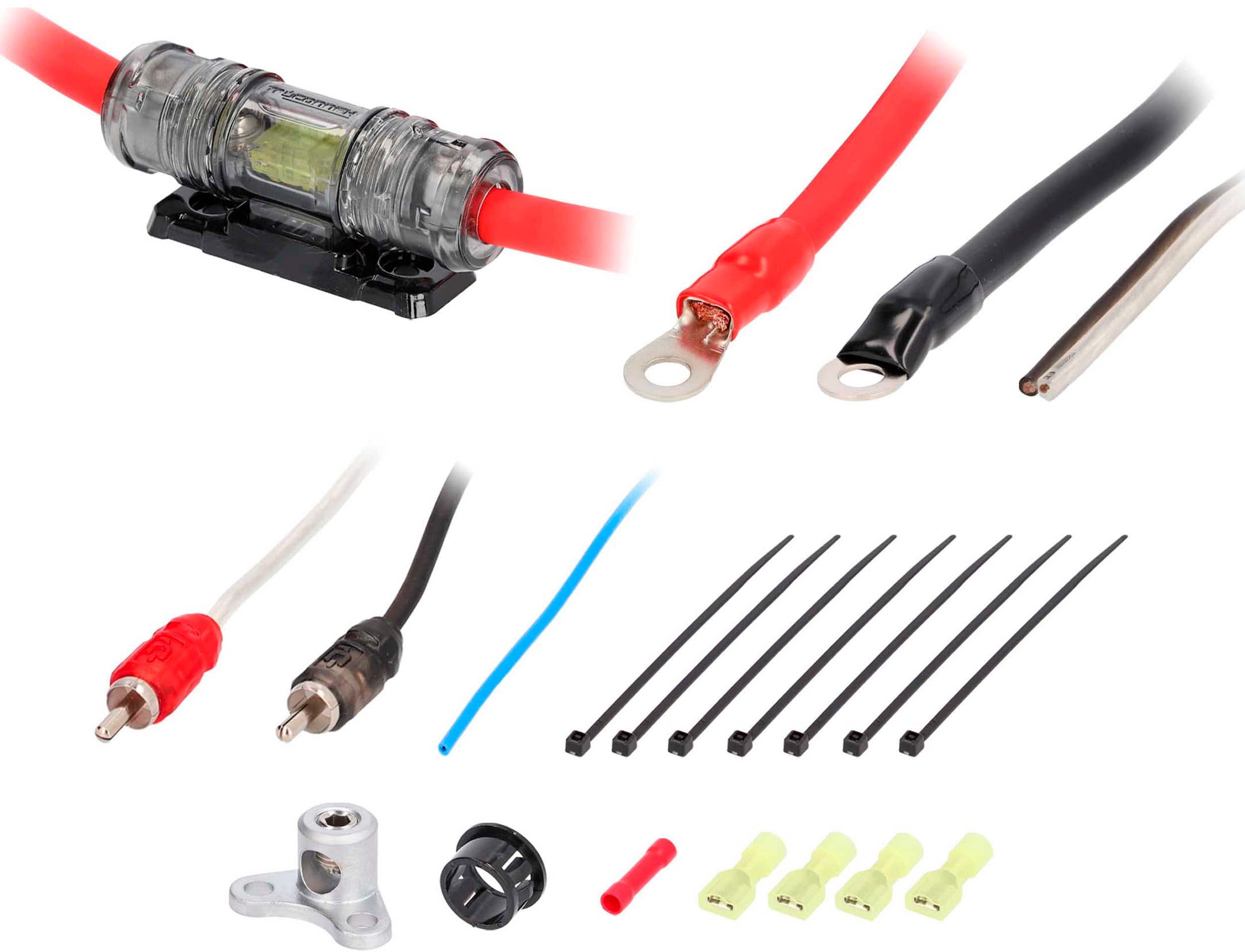 Alt View 12. Metra - 4 AWG Complete Amp Kit - Multi.