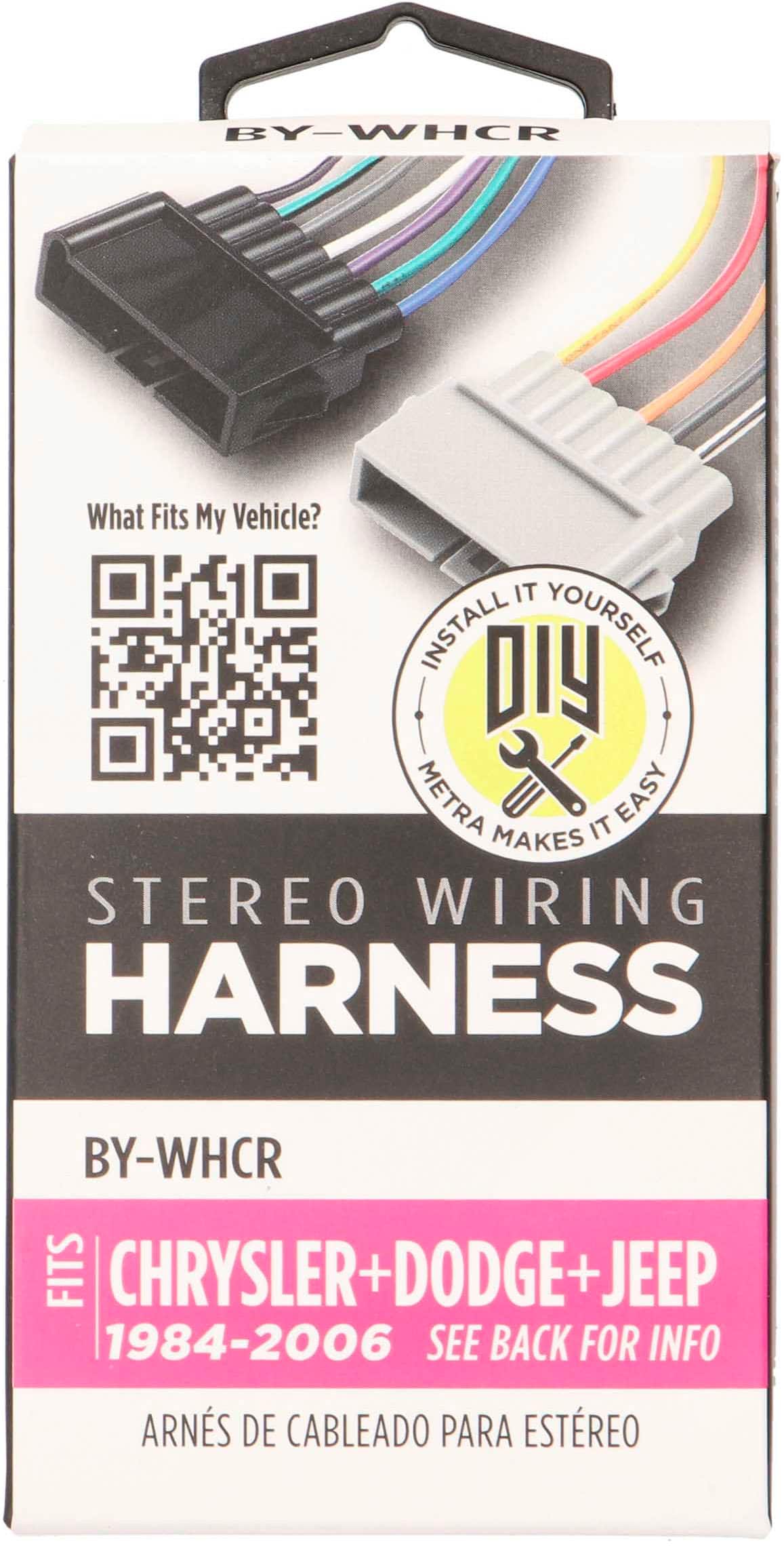 Alt View 13. Metra - Speaker Harness for Select 1984-2005 Chrysler, Dodge, Jeep and Plymouth Vehicles - Multi.
