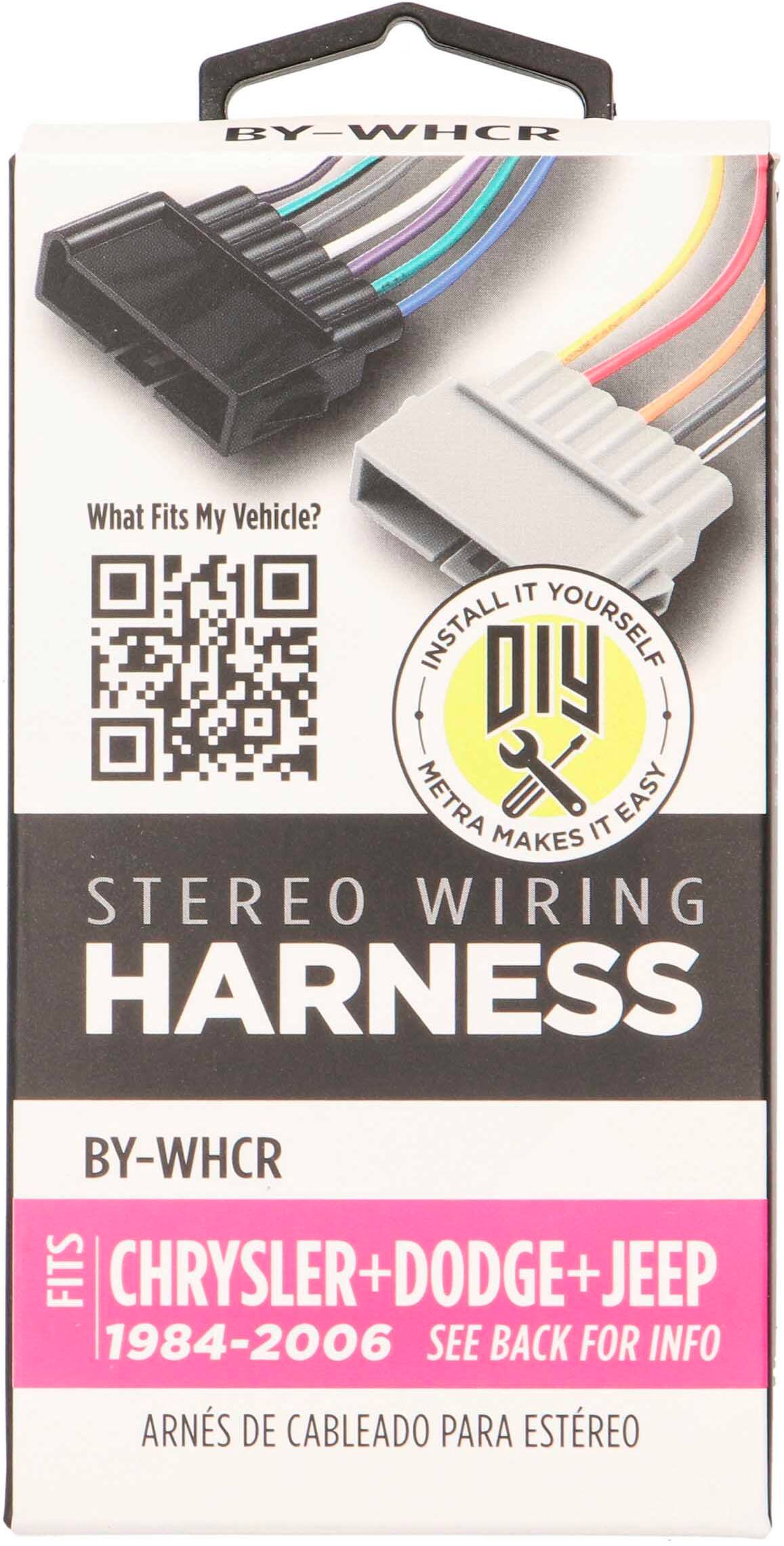 Alt View 13. Metra - Speaker Harness for Select 1984-2005 Chrysler, Dodge, Jeep and Plymouth Vehicles - Multi.