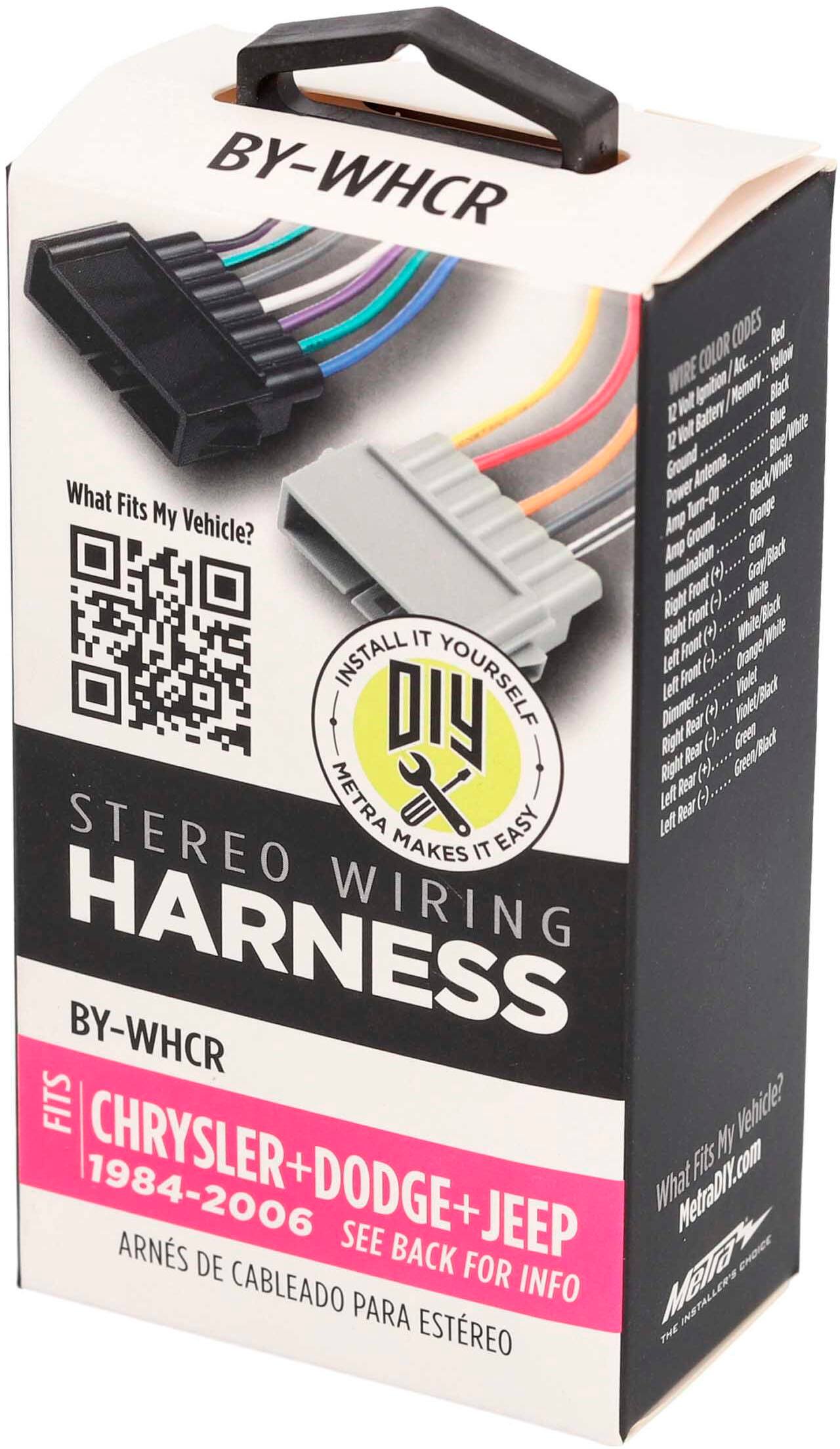 Alt View 14. Metra - Speaker Harness for Select 1984-2005 Chrysler, Dodge, Jeep and Plymouth Vehicles - Multi.