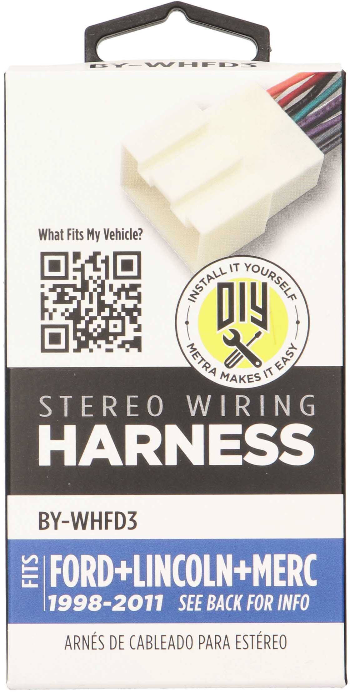 Alt View 12. Metra - Speaker Harness for Select 1998-2011 Ford, Lincoln, Mercury and Mazda Vehicles - Multi.