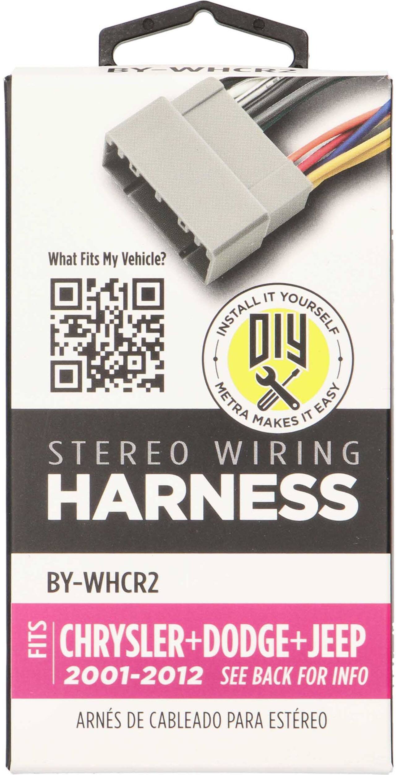 Alt View 14. Metra - Speaker Harness for Select 2001-2012 Chrysler, Dodge and Jeep Vehicles - Multi.