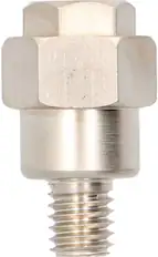 Front. Metra - Battery Side Post Extender for Most GM Vehicles - Silver.