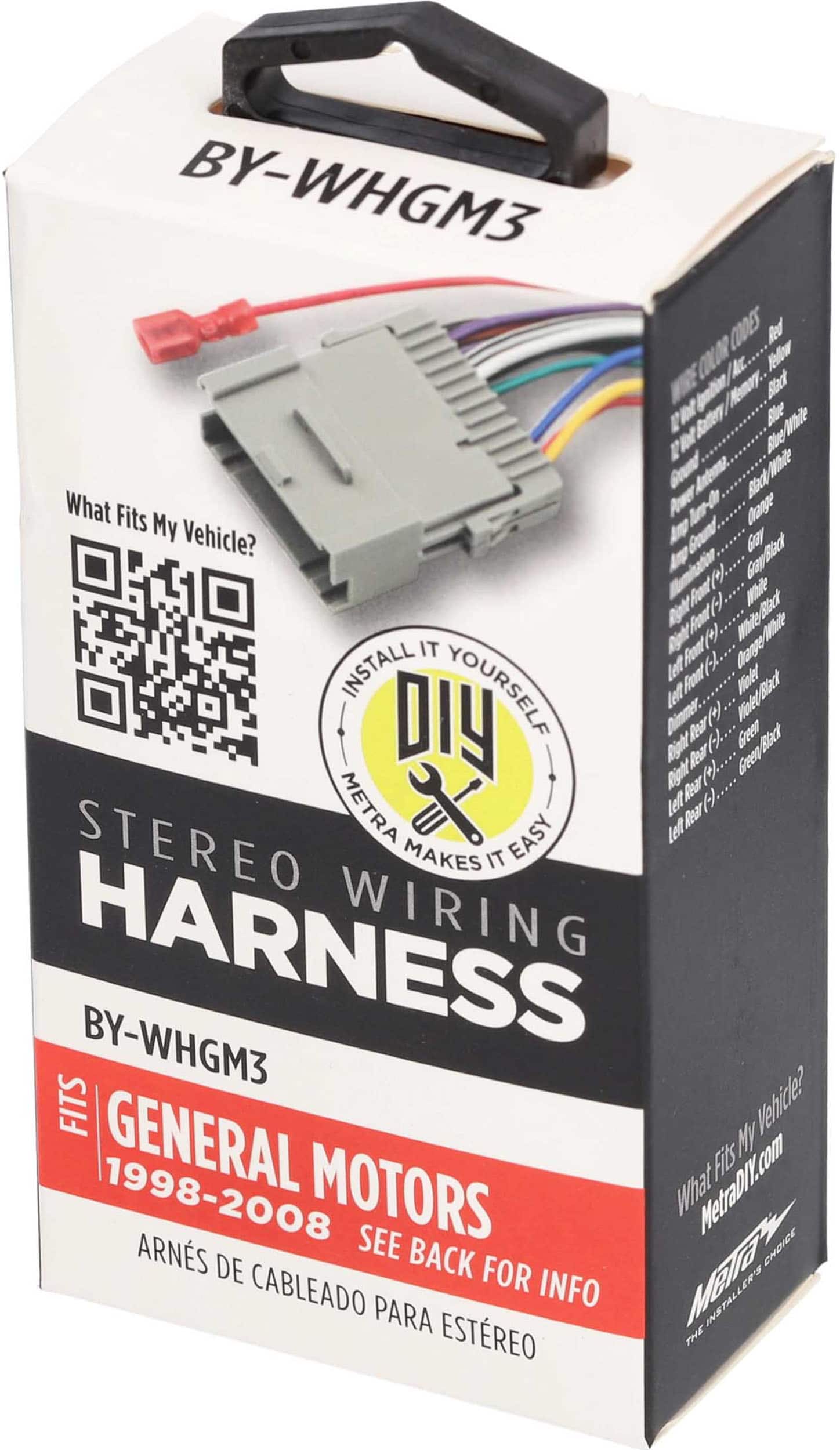 Alt View 12. Metra - Speaker Harness for Select 1998-2008 GM, Kia, Toyota and Hyundai Vehicles - Multi.