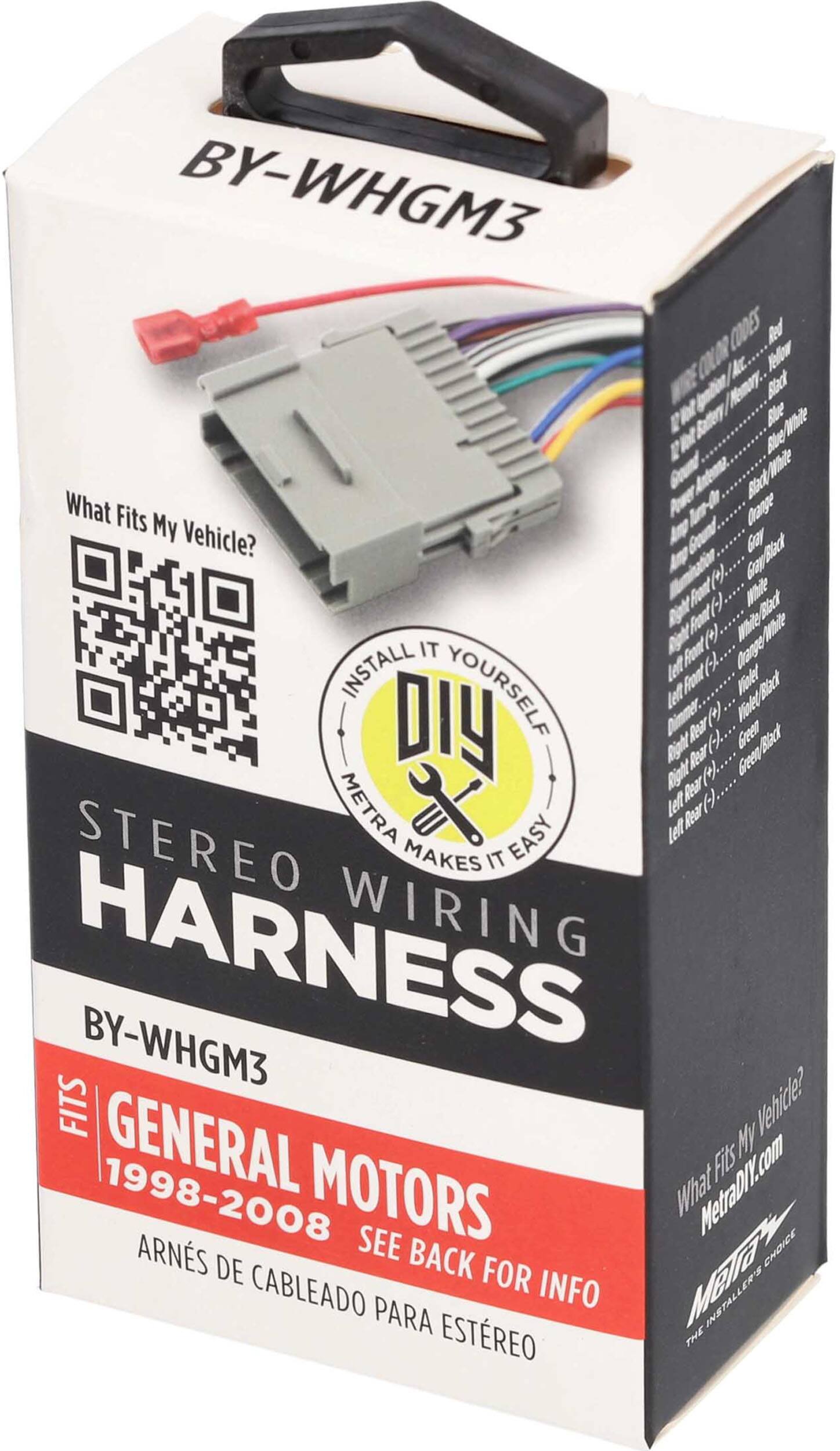 Alt View 12. Metra - Speaker Harness for Select 1998-2008 GM, Kia, Toyota and Hyundai Vehicles - Multi.