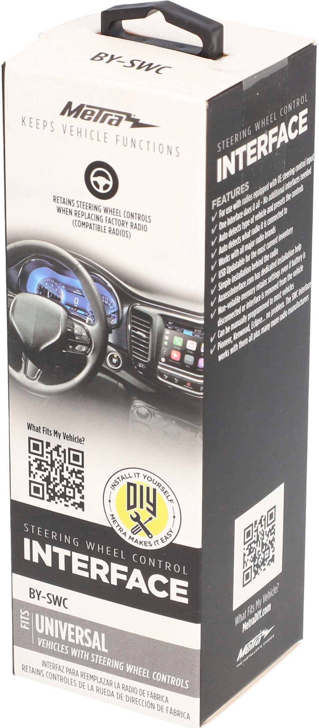 Alt View 14. Metra - Steering Wheel Control Interface - Black.