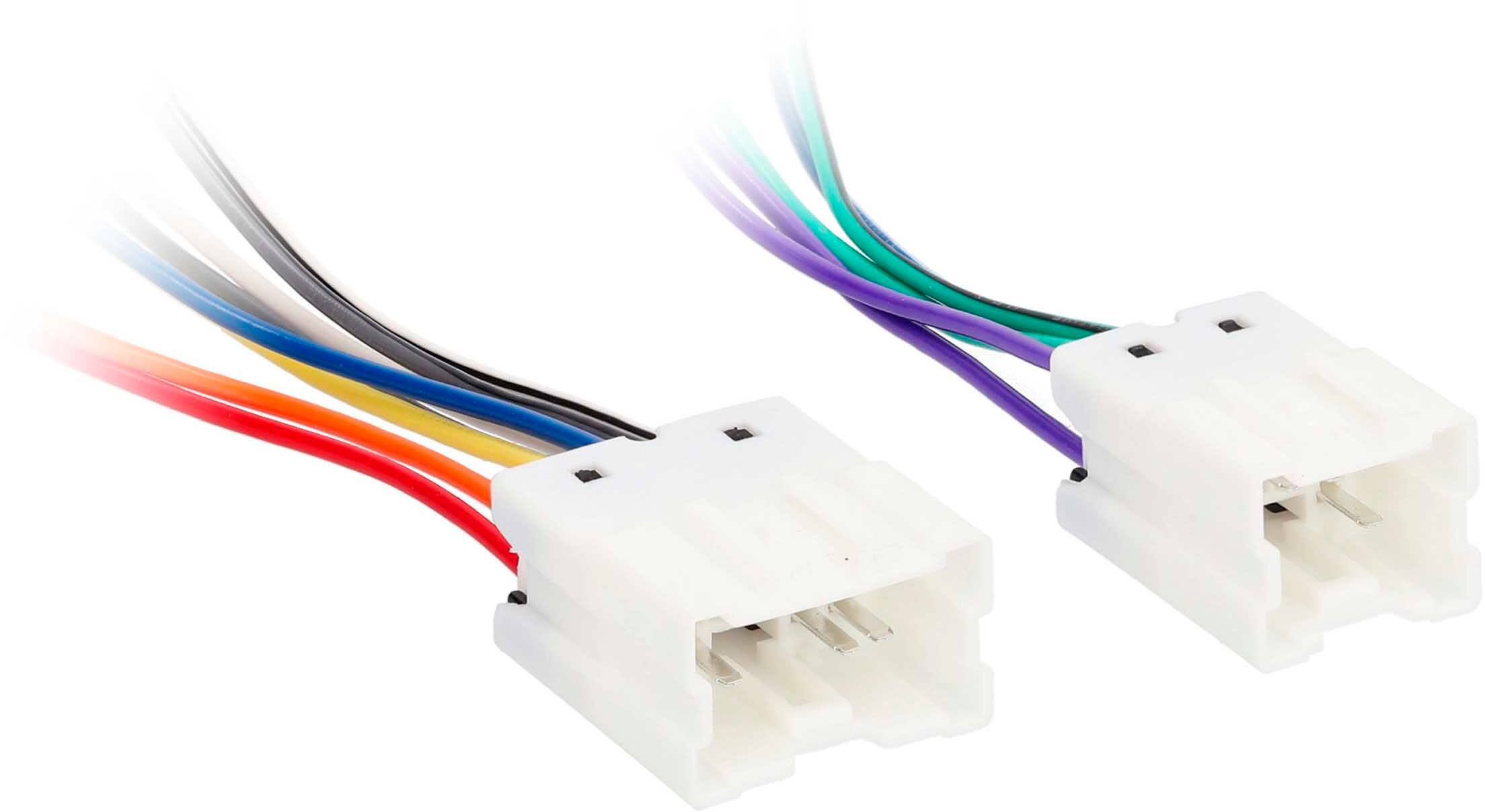 Alt View 11. Metra - Speaker Harness for Most 1995-2007 Nissan Vehicles - White.